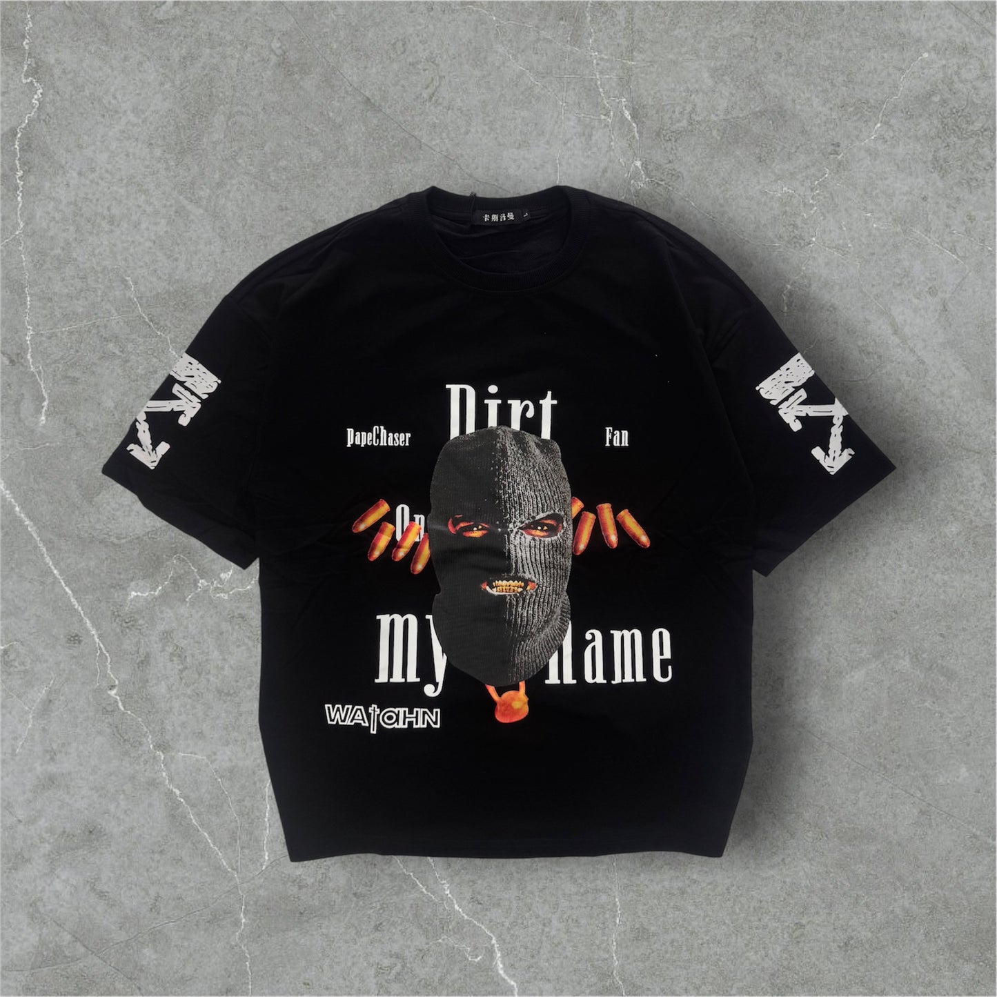 JK43604/ BLACK T SHIRTS