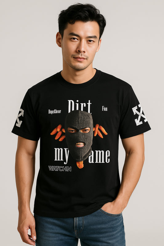 JK43604/ BLACK T SHIRTS