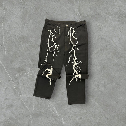 2768/ BLACK ROOT JEAN