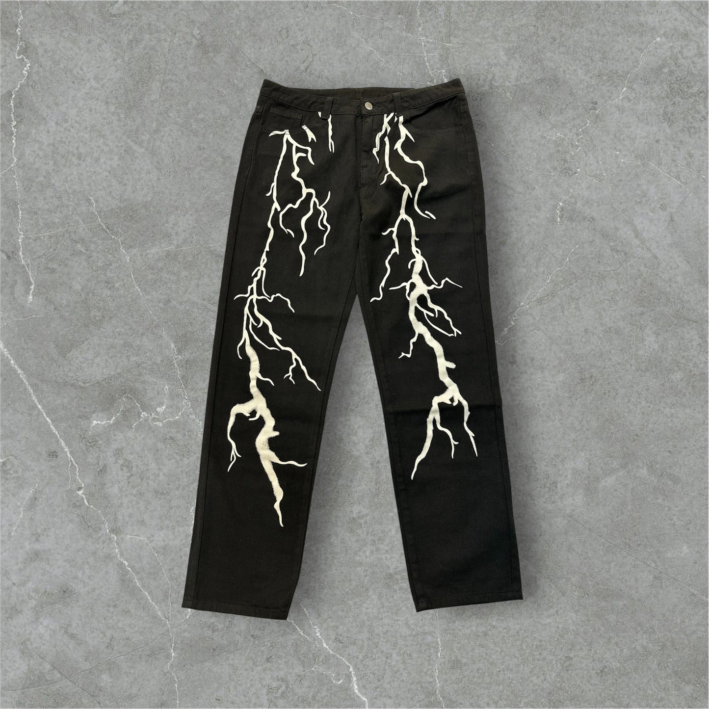 2768/ BLACK ROOT JEAN