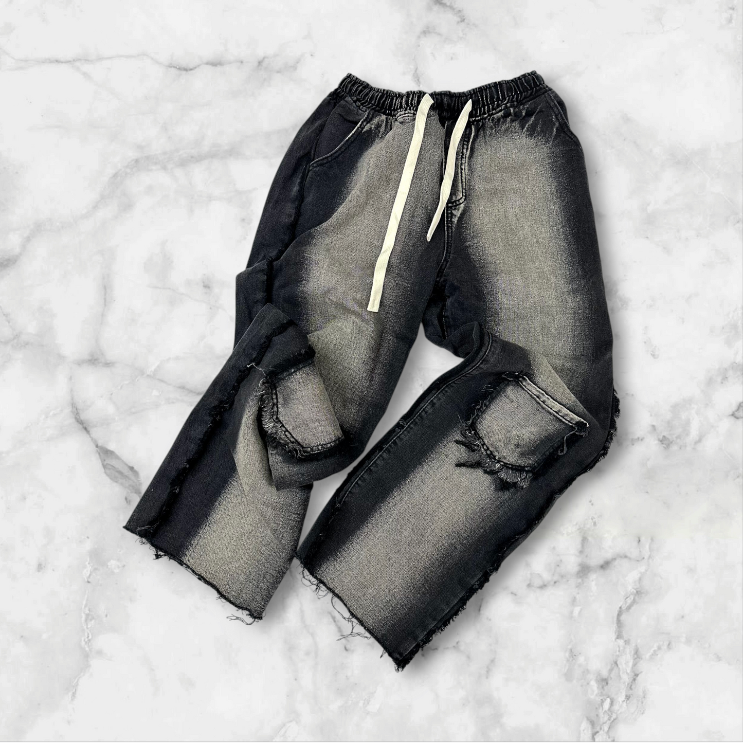 H8055/BLACK JEANS
