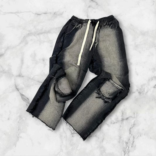H8055/BLACK JEANS